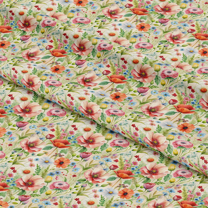 Colorful Bliss Wildflowers Pattern 2 Quilting Cotton Fabric