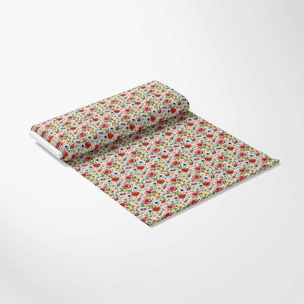 Colorful Bliss Wildflowers Pattern 4 Quilting Cotton Fabric