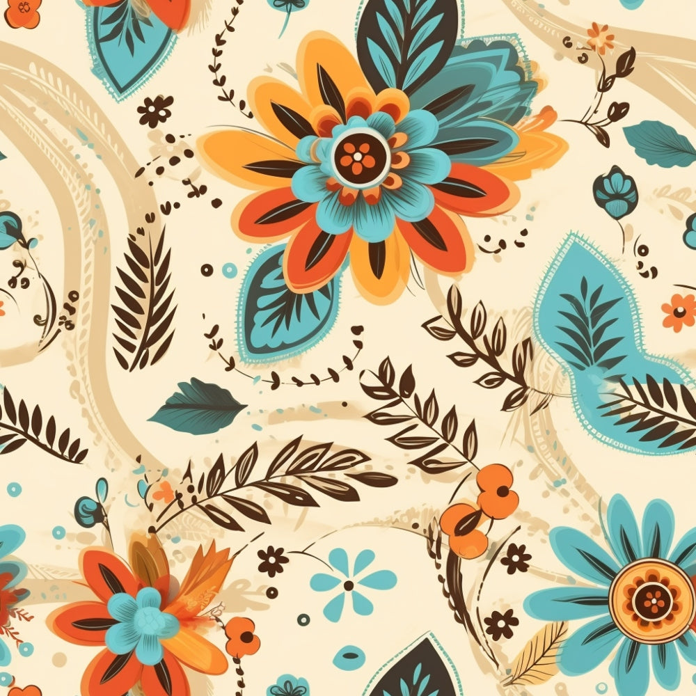 Nomad Blooms Pattern 10 Minky Fabric