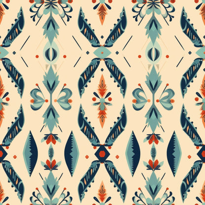Colorful Boho Pattern 11 Quilting Cotton Fabric
