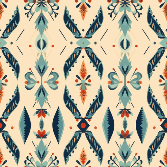 Colorful Boho Pattern 11 Quilting Cotton Fabric