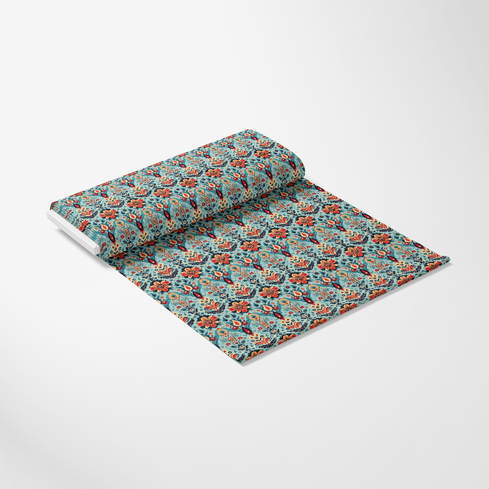 Colorful Boho Pattern 1 Quilting Cotton Fabric