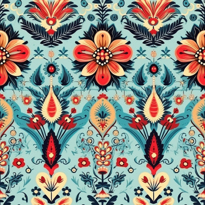 Colorful Boho Pattern 1 Quilting Cotton Fabric