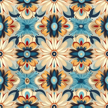 Colorful Boho Pattern 2 Quilting Cotton Fabric