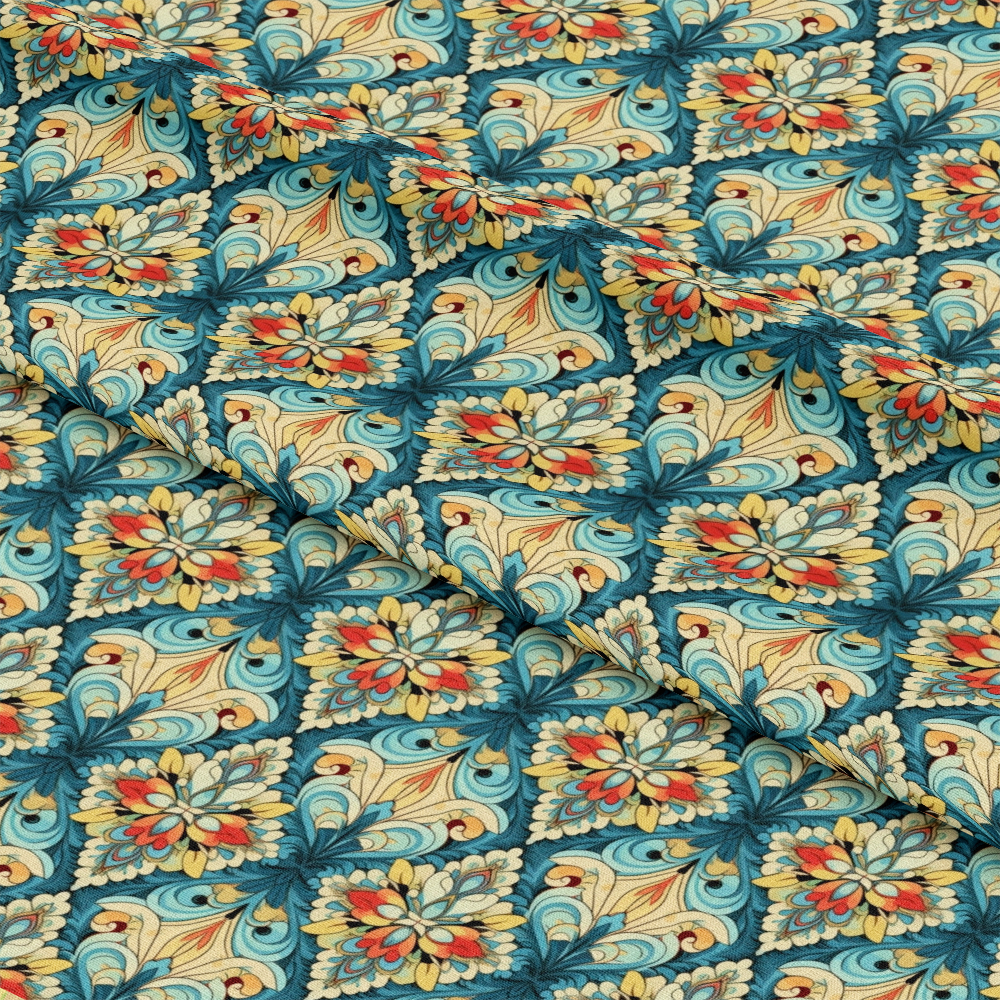 Colorful Boho Pattern 3 Quilting Cotton Fabric