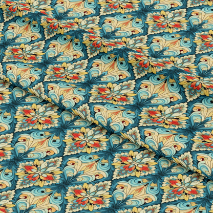 Colorful Boho Pattern 3 Quilting Cotton Fabric