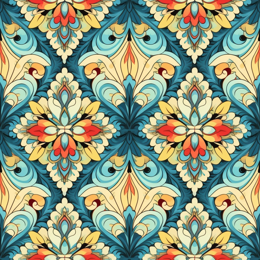 Nomad Blooms Pattern 3 Minky Fabric
