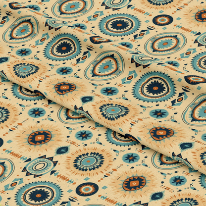 Colorful Boho Pattern 5 Quilting Cotton Fabric