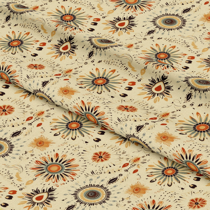Colorful Boho Pattern 6 Quilting Cotton Fabric