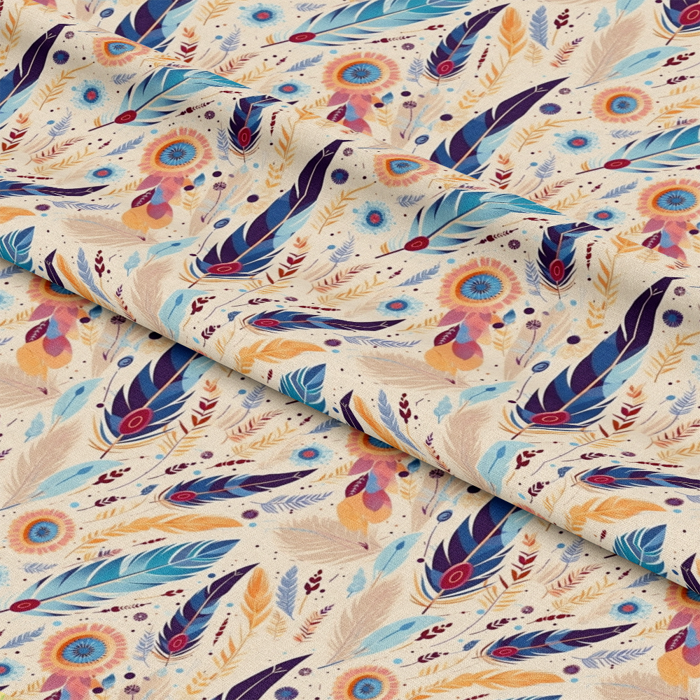 Colorful Boho Pattern 7 Quilting Cotton Fabric