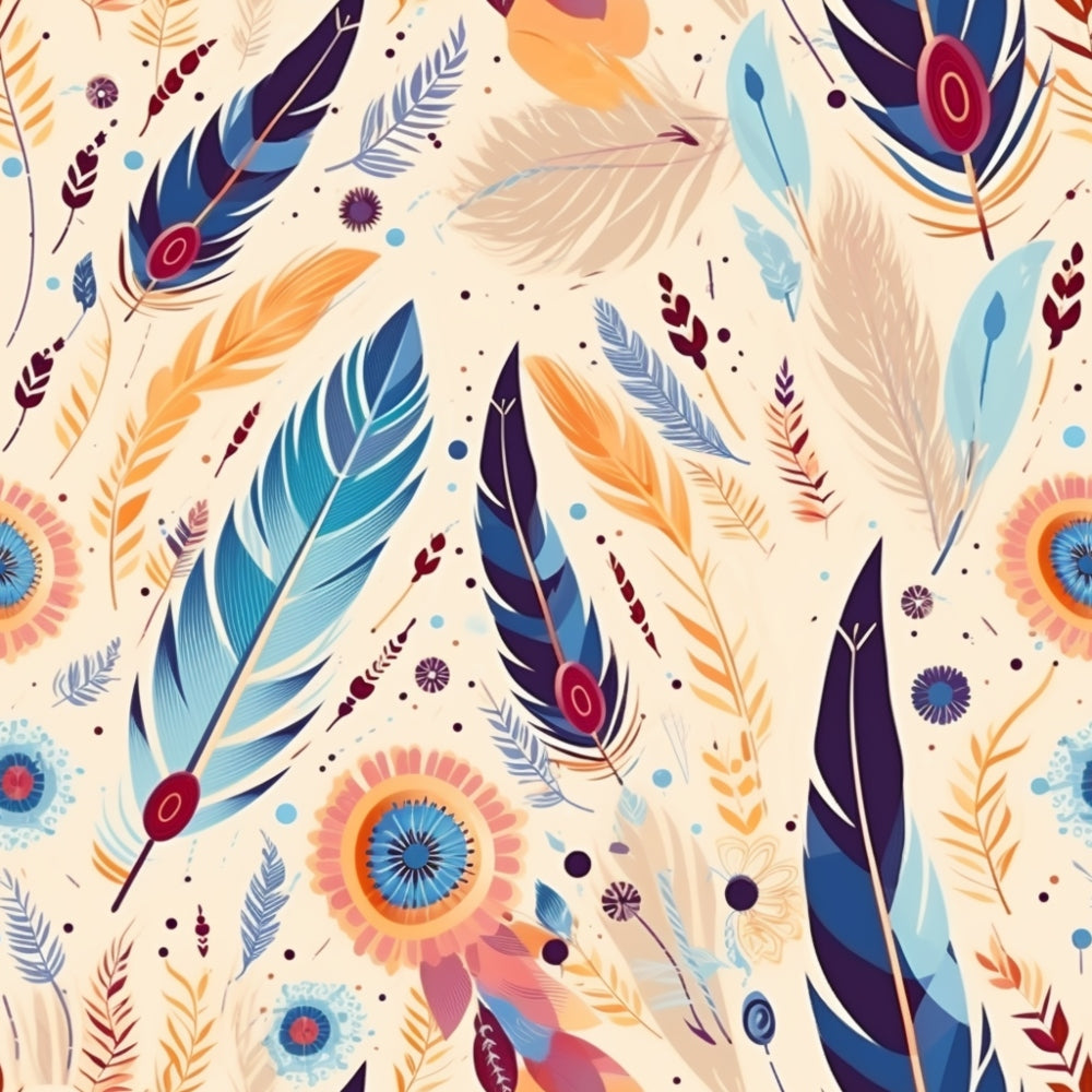 Colorful Boho Pattern 7 Quilting Cotton Fabric