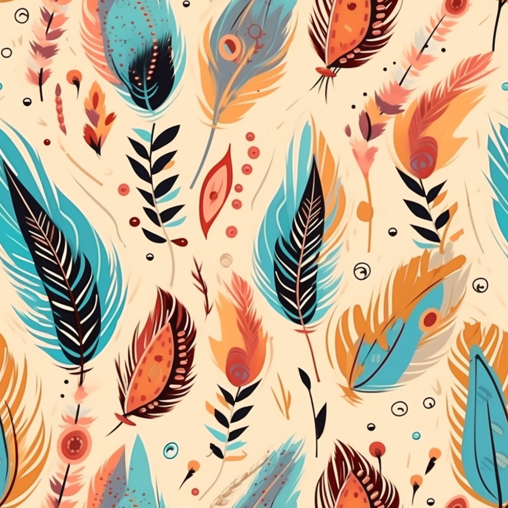 Colorful Boho Pattern 8 Quilting Cotton Fabric