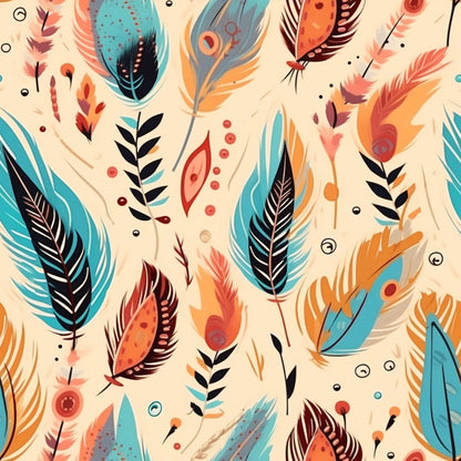 Colorful Boho Pattern 8 Quilting Cotton Fabric