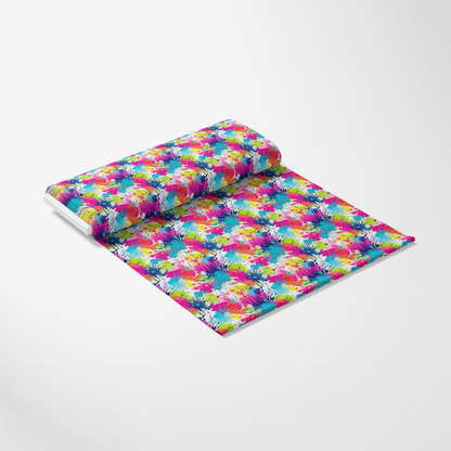 Colorful Paint Splashes Pattern 3 Quilting Cotton Fabric
