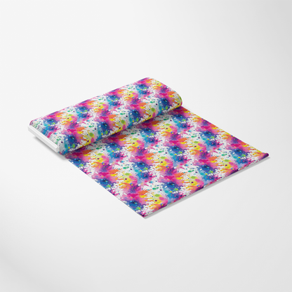 Colorful Paint Splashes Pattern 5 Quilting Cotton Fabric