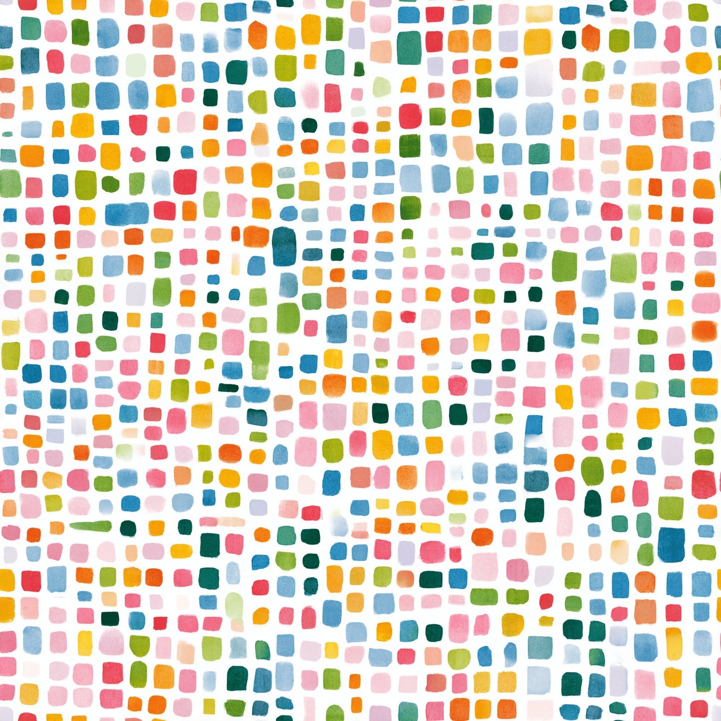 Colorful Mosaic Pattern 1 Quilting Cotton Fabric