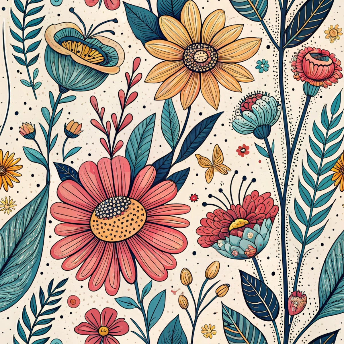 Storybook Meadow Pattern 10 Minky Fabric