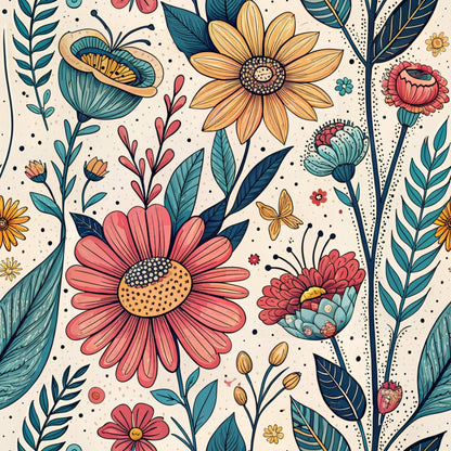 Storybook Meadow Pattern 10 Minky Fabric