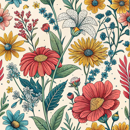Storybook Meadow Pattern 11 Minky Fabric
