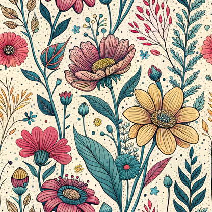 Storybook Meadow Pattern 12 Minky Fabric