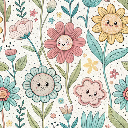 Storybook Meadow Pattern 1 Minky Fabric