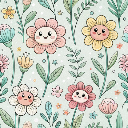Storybook Meadow Pattern 3 Minky Fabric