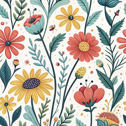 Storybook Meadow Pattern 5 Minky Fabric