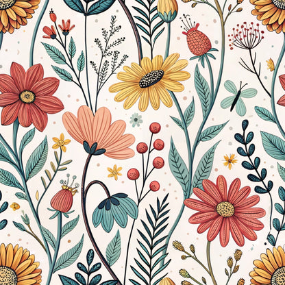 Storybook Meadow Pattern 6 Minky Fabric