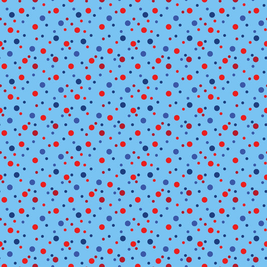 Confetti Dots Pattern 10 Quilting Cotton Fabric