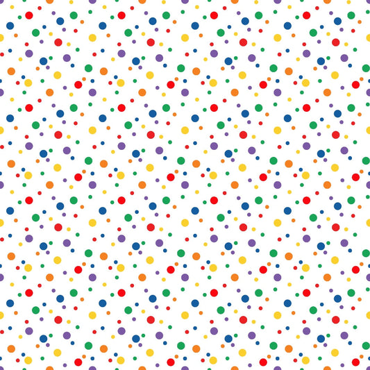 Confetti Dots Pattern 3 Quilting Cotton Fabric