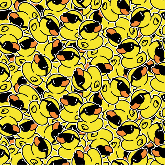 Cool Rubber Ducks Quilting Cotton Fabric