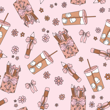 Coquette Teaching School Minky Fabric