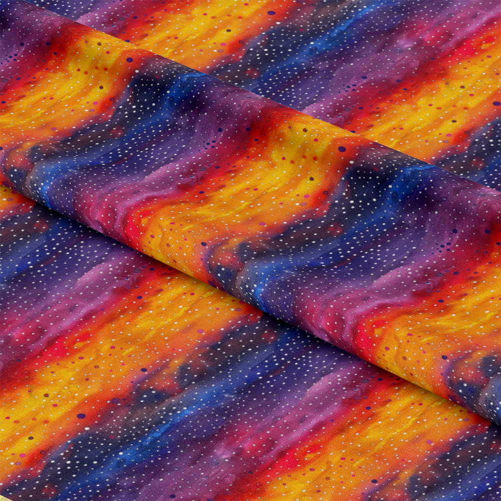 Cosmic Dance Pattern 8 Quilting Cotton Fabric