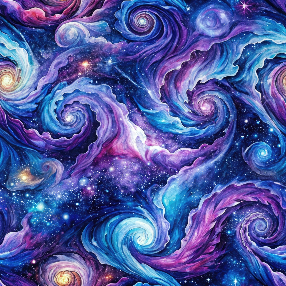 Nebula Dreams Pattern 11 Minky Fabric