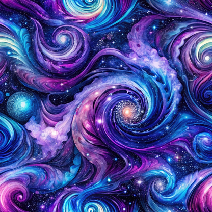 Nebula Dreams Pattern 12 Minky Fabric