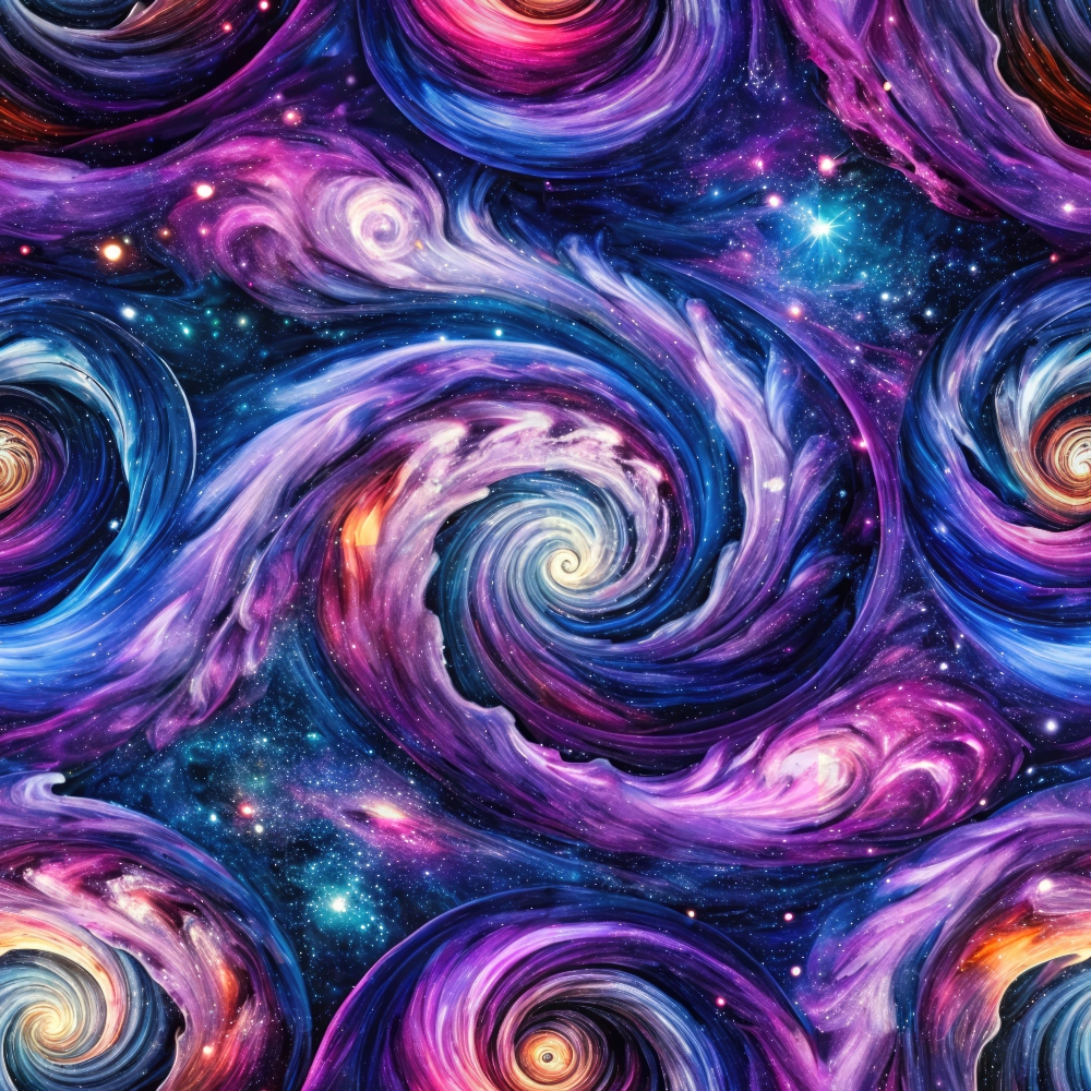 Nebula Dreams Pattern 1 Minky Fabric