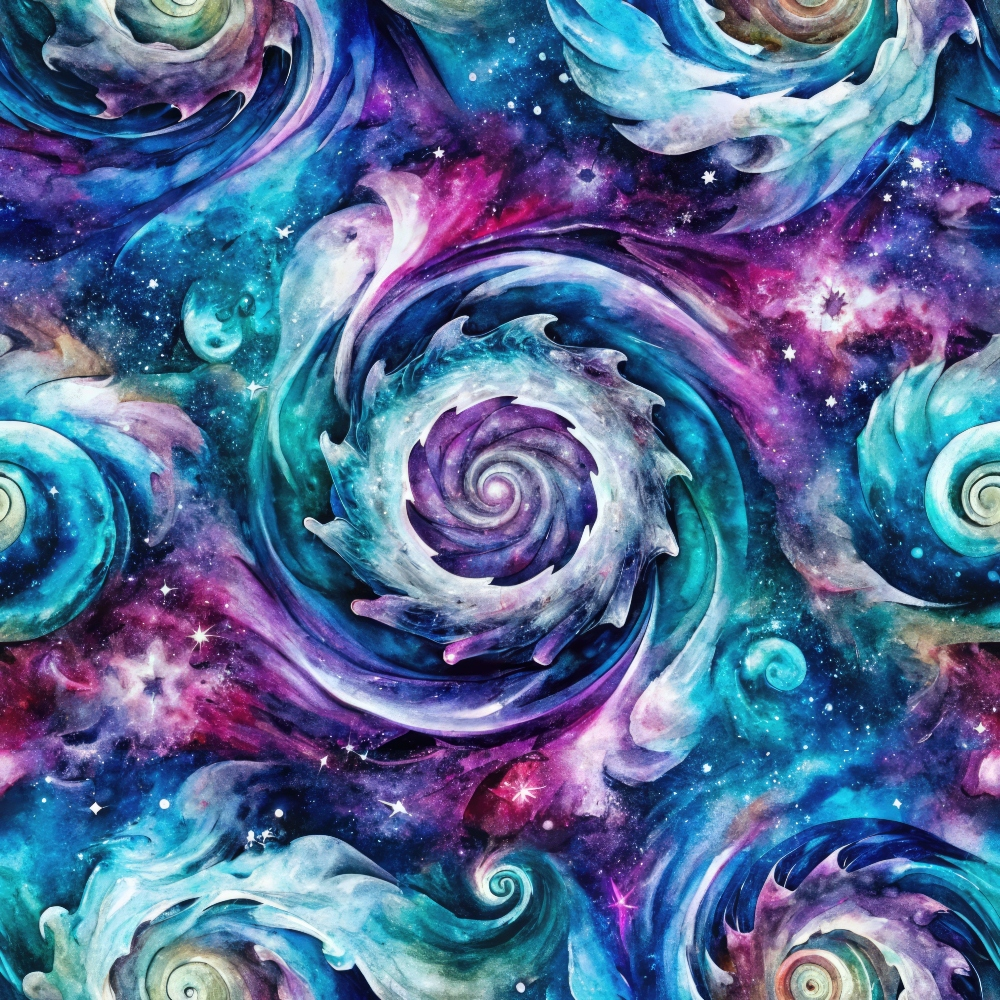 Nebula Dreams Pattern 4 Minky Fabric