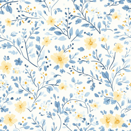 Cottagecore Garden Flowers Pattern 3 Quilting Cotton Fabric
