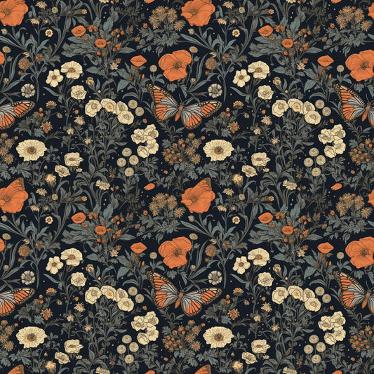 Cottagecore Butterflies Pattern 10 Quilting Cotton Fabric