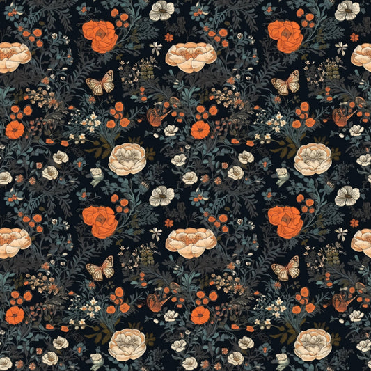 Cottagecore Butterflies Pattern 2 Quilting Cotton Fabric