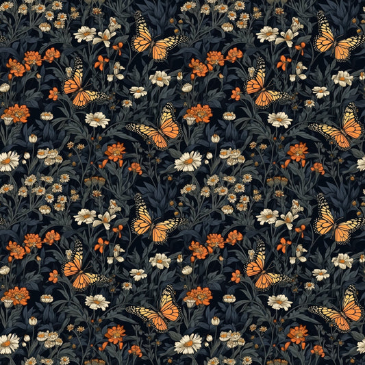 Cottagecore Butterflies Pattern 3 Quilting Cotton Fabric
