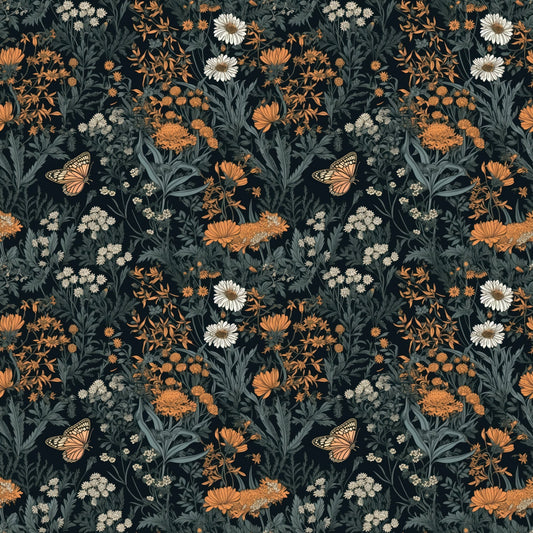 Cottagecore Butterflies Pattern 5 Quilting Cotton Fabric