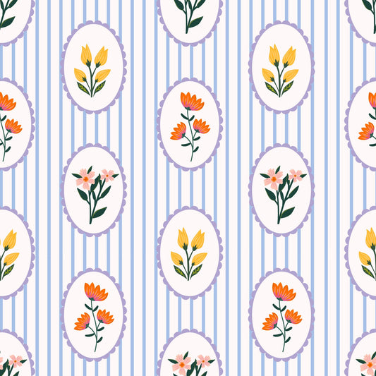 Cottagecore Spring Floral Pattern 10 Quilting Cotton Fabric