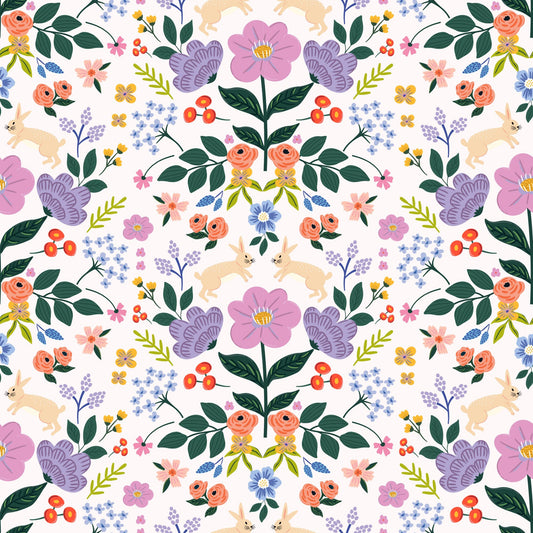 Cottagecore Spring Floral Pattern 5 Quilting Cotton Fabric