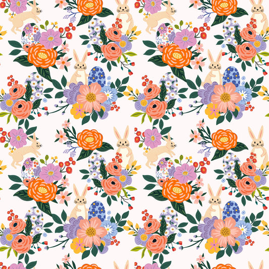 Cottagecore Spring Floral Pattern 6 Quilting Cotton Fabric