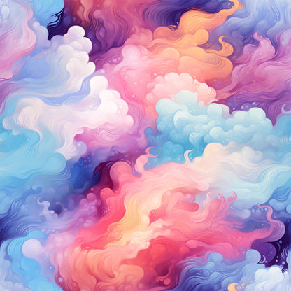 Sherbet Skies Pattern 3 Minky Fabric