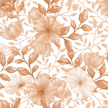 Heirloom Blooms Pattern 15 Minky Fabric