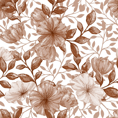 Heirloom Blooms Pattern 17 Minky Fabric