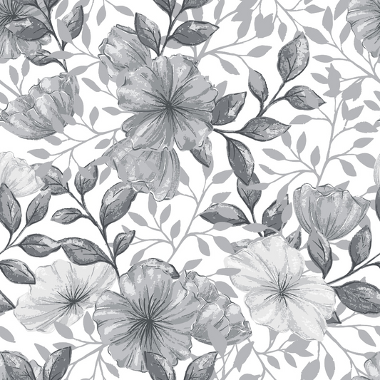 Country Flowers Pattern 2 Quilting Cotton Fabric