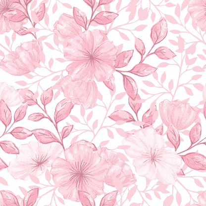 Heirloom Blooms Pattern 33 Minky Fabric